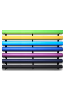 Wall-Mounted Seamless Paper Backdrop Storage Rack (7 Rolls)